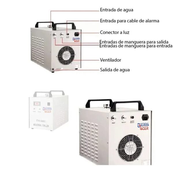 Chiller Sistema De Enfriamiento Cooler 3000 Maquinas Laser - Imagen 4