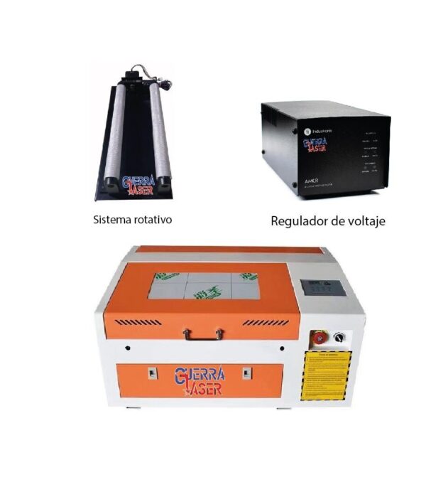 40x40 con rotativo y corel laser con regulador - Imagen 2