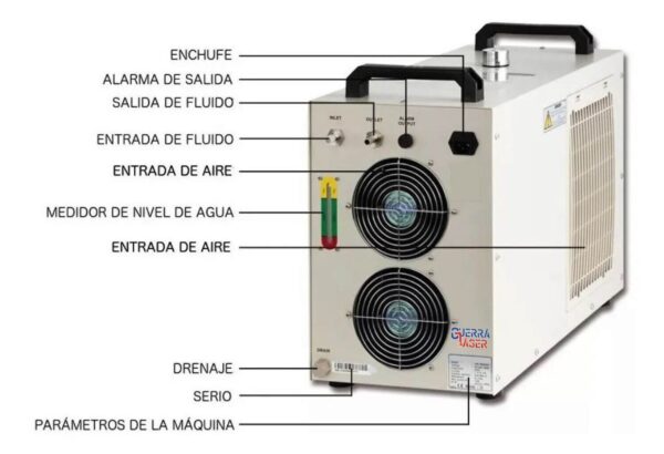 Sistema de enfriamiento Cooler 5200 Estándar para Maquinas Laser CO2 - Imagen 2