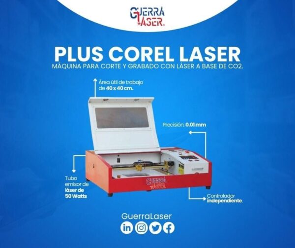 40x40 plus corel laser